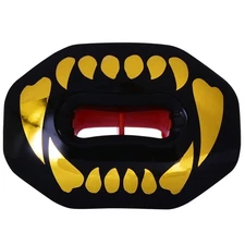 Oral Mart Flag Football Mouth Guard (2025 Golden Fangs) - No Boil