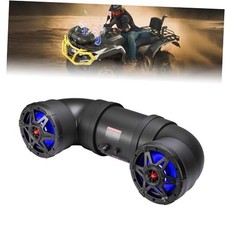 ATV Speaker 6.5 Inch Bluetooth-connectivity ATV UTV Sound Bar w/ 20 RGB Light