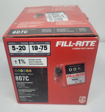 Fill-Rite 807C 3-Wheel Mechanical Fuel Flow Meter 3/4" NPT 5-20 GPM