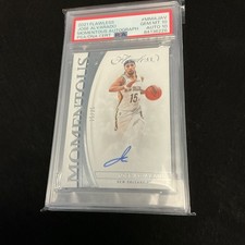 Jose Alvarado 2021-22 Flawless Momentous Rookie Auto #15/25 #MMA-JAV PSA 10 /10