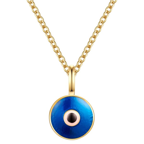 GlanzstüCke MüNchen Damen Halskette Nazar-Auge Aus Sterling Silber-image
