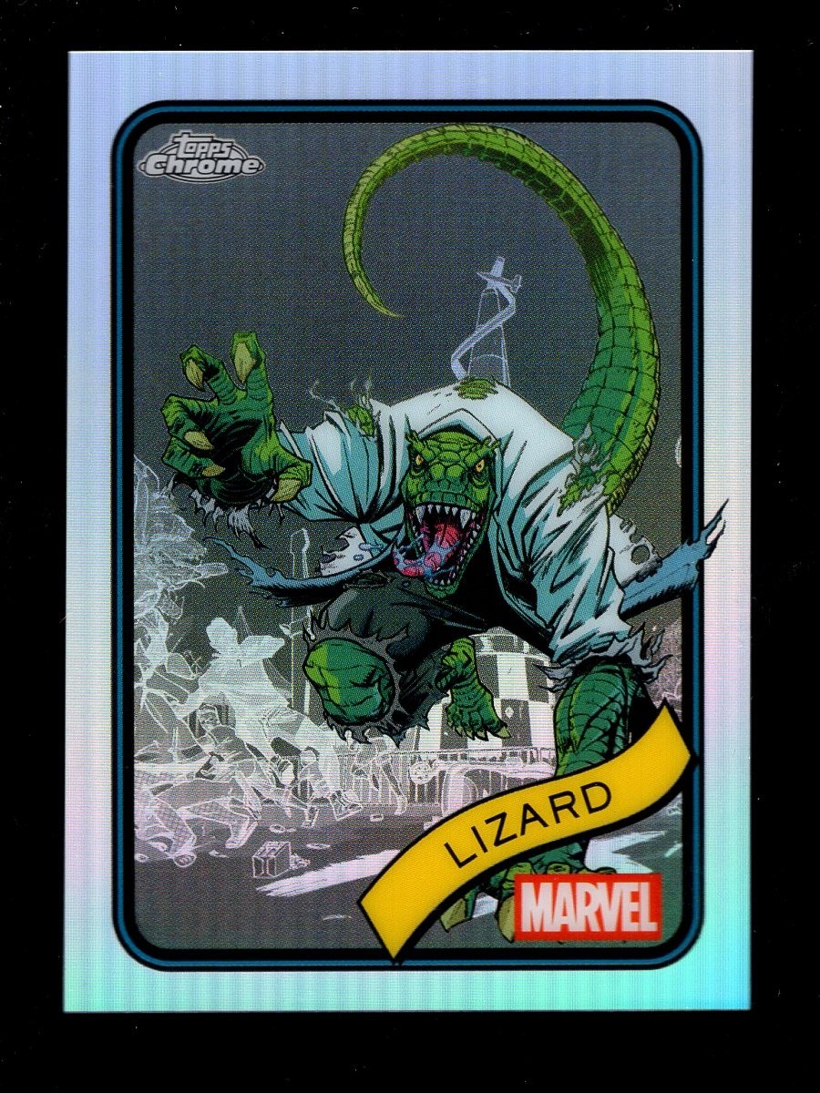 2025 TOPPS CHROME MARVEL REFRACTOR #85 LIZARD