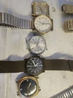 Vintage Watch Lot, Elgin, Hamilton, Helbros Alarm, Timex Camper, Nice Flex Band