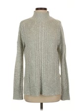 Sanctuary Women Gray Turtleneck Sweater XS