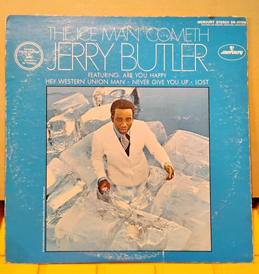 1968 JERRY BUTLER The Ice Man Cometh Vinyl LP MERCURY Records SR-61198 Stereo 