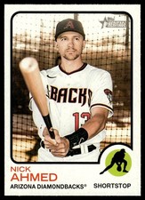 2022 Topps Heritage Nick Ahmed Arizona Diamondbacks #135