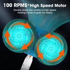 Electric Floor Mop Cordless Dual Spin Cleaner Kits Handle Floor Scrubber Tools