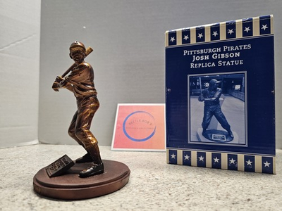 #ad #ad Josh Gibson Pittsburgh Crawfords NLB Pirates MLB 2007 SGA Replica Stadium Statue $19.99