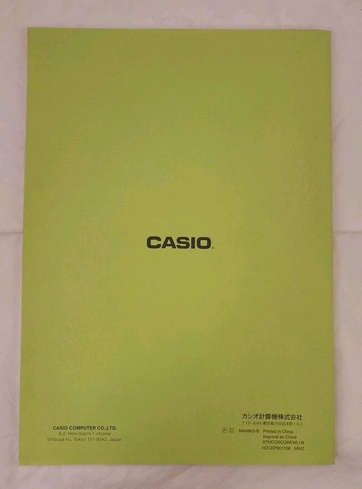 Libro de canciones Casio piano teclado partituras 07HOSCOREML1B canciones clásicas del mundo Foto 2 de 4