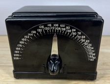 1930s Franz Electric Metronome LM-2 Art Deco Black Bakelite-Tested Working Cond.