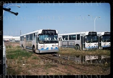 ETS. Edmonton (AB). FLYER BUS #842. Original Slide 1994. Stored.
