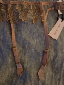 Agent Provocateur Jayce Suspender NWT Praline AP2