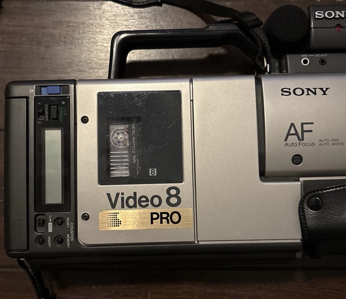 Sony CCD-V110 Video8 Pro Videocámara Videocámara Grabadora VNTG FILTRO LENTE PAQUETE