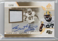 2025 SP Game Used Edition CFL 12/50 Eugene Lewis #CFL-EL Patch Auto 1sj9