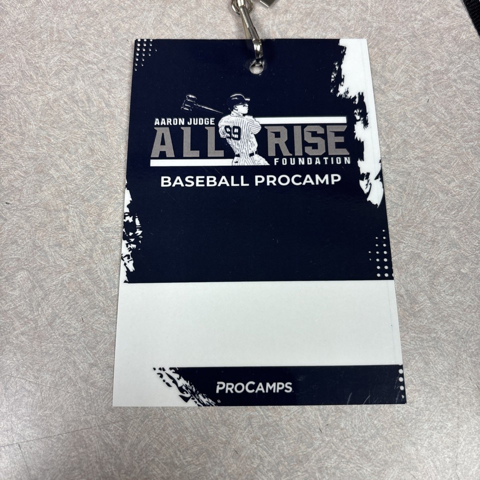 AARON JUDGE ALL RISE FOUNDATION LAYNARD PRO CAMP 6 INCH BY 4 INCH | eBay