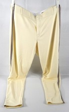 2024 Washington Nationals Riley Adams #15 Game Issued Cream Pants City C 36 106