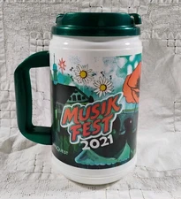 Musik Fest 2021 Whirley Plastic Mug Souvenir Cup Bethlehem PA Yuengling 