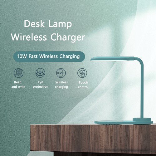 Desk Lamp Light Wireless Charger Pad For iPhone 13 14 Samsung Fast Charging Dock - 第 3/16 張圖片