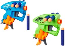 Nerf Nanofire Blaster 2 Pack, Blue  Green Single Shot Blaster