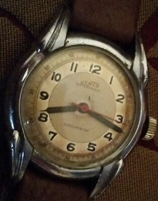 Vintage WWII JENCO Hand Wind Swiss Military Watch Original Dial