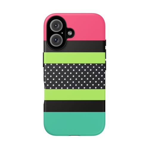 90s Neon & Polka Dots Tough phone Case for IPhone, Samsung Galaxy, Google Pixel - 第 22/287 張圖片