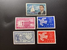ICOLLECTZONE Greece 690, 716-719 VF NH