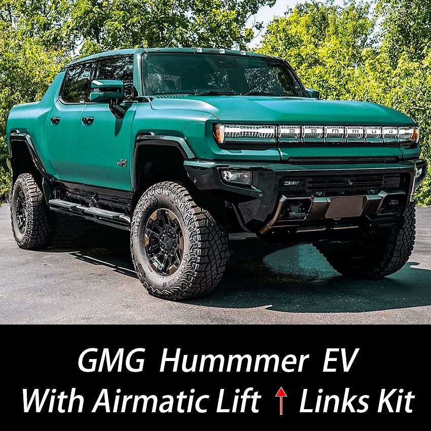 HUMMER 新品未使用 for 22+ GMC Hummer EV Adjustable Air Ride Lift Raise Links Kit