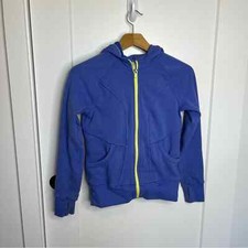 Athleta Girl Purple Full Zip Hooded Track Jacket Size Medium 8-10