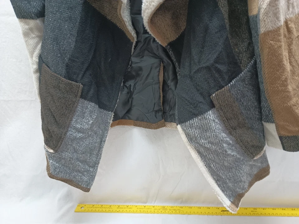 Jolt Junior Mujer Poliéster Mezcla Patchwork Polar Frente Abierto Chaqueta Mediana Foto 2 de 4