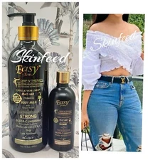 2in1 Set Of Easy Glow Whitening Body Milk 500ml And Serum Combo  💯 % ORIGINAl