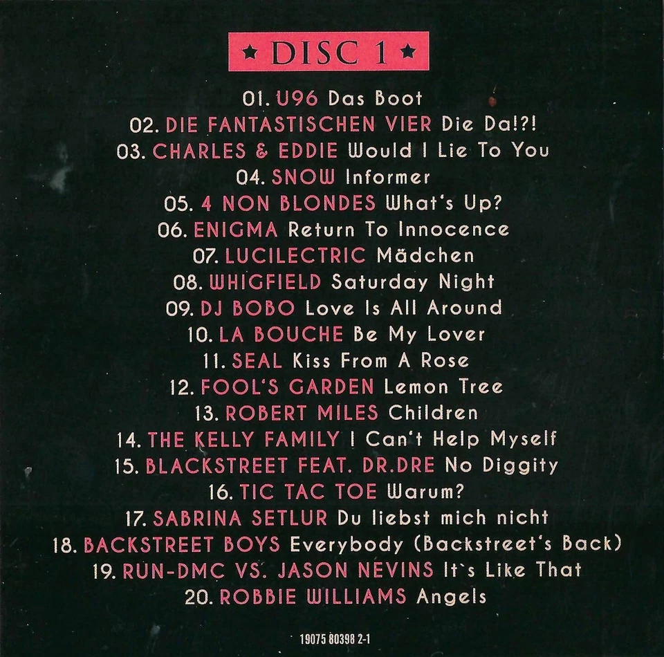 BRAVO 100 HITS - Das Beste! - 100 Hits aus 100 BRAVO HITS (2018) - 5 CDs - - Bild 3 von 4