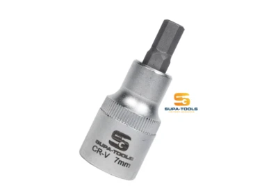 7mm Innensechskant Stecknuss 55mm Bremssattel Inbus Steckschlüssel SUPA-TOOLS