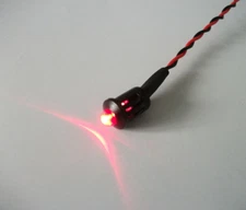 10PC Ultra Bright LED12R Indicator 12V Red Super Bright Steady LED for Car Audio