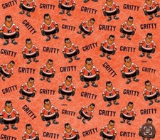 Philadelphia Flyers Theme Scrub Hat Cap Lab Tech Dr Nurse Vet Hand Made NWT