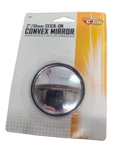 NEW CIPA Universal 2" HotSpots Round Stick-On Convex Blind Spot Mirror 49102