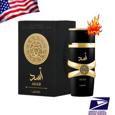 Lattafa Asad 3.4 Ounce EDP Perfume Unisex Fragrance New in Box