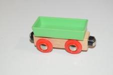 WOODEN RAILWAY GREEN CARGO TENDER TRAIN. BRIO. IMAGINARIUM. MAXIM. IKEA