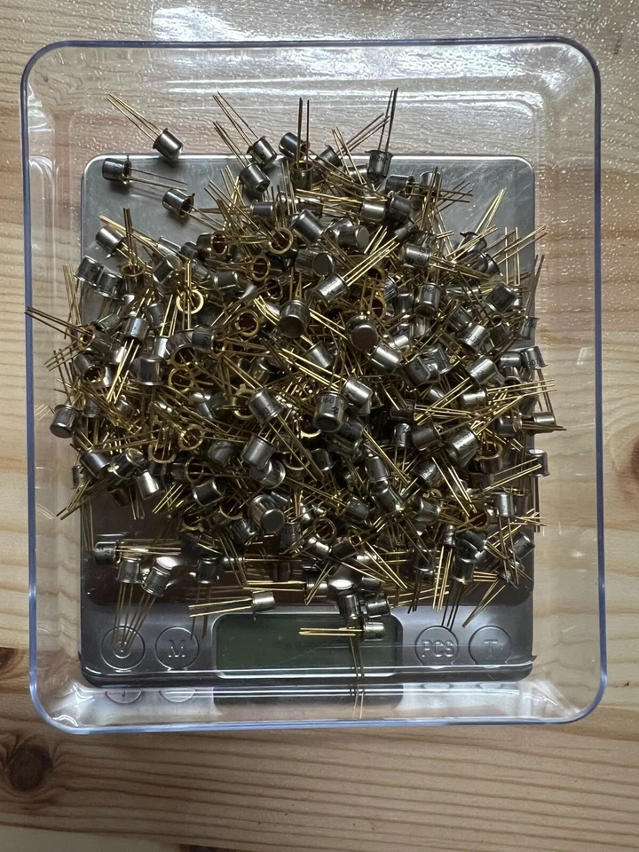 100X Transistores National Semiconductor 2N2907A T-18 Can 40V 600ma, NOS. Foto 3 de 3