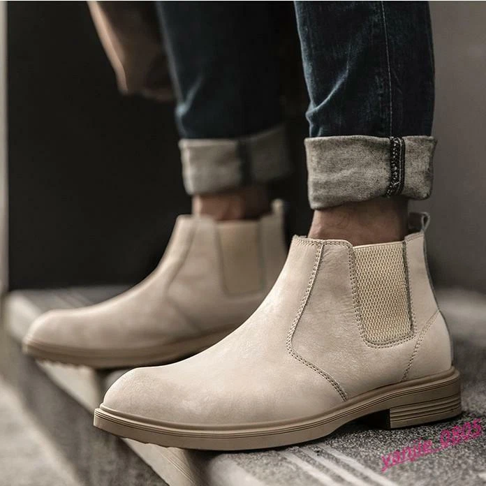 Mens outdoor top chelsea boots