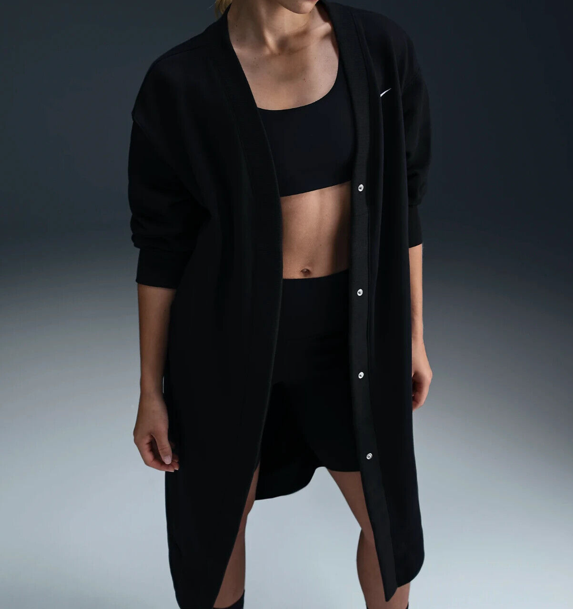 Size XS S M $95 Nike Women's Phoenix Fleece Oversized Long