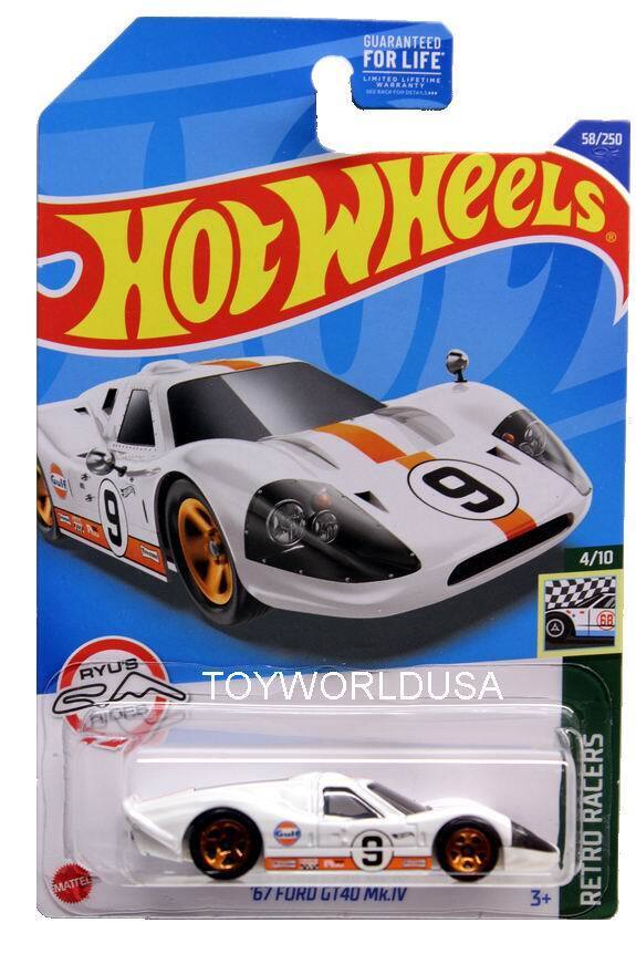 Hot Wheels '17 Ford GT White 67 Ford GT40 MK.IV Gumball 3000 Gran Turismo  Lot