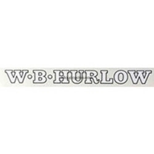 HURLOW. Bill Hurlow Unterrohr-Aufkleber