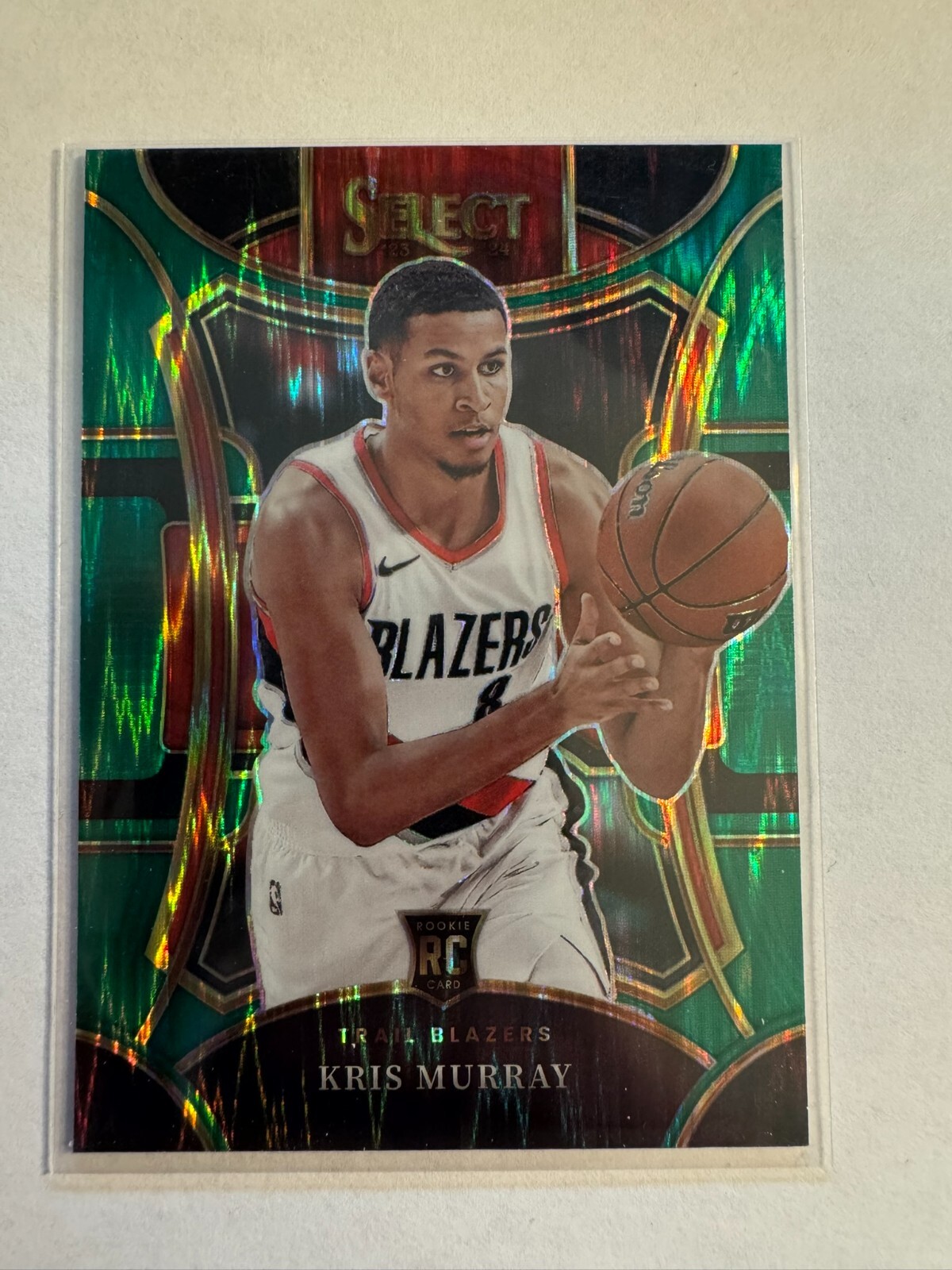 2023-24 Panini Select Mezzanine Level Green Ice Prizm Kris Murray #306 Rookie RC