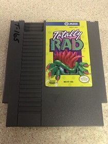 Totally Rad NES 1985 4 Screw Game Former Rental Game Tested Mint Manual