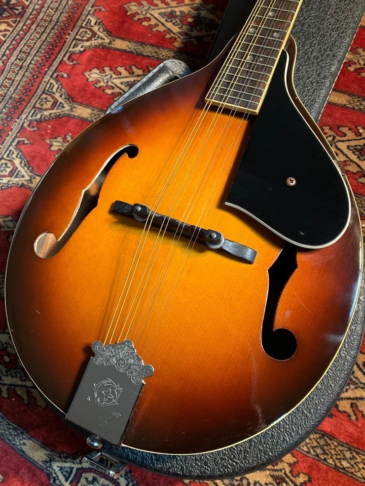 Mandolina Epiphone 1978 tipo A5 MM-30S etiqueta azul Matsumoku Japón envío gratuito Foto 2 de 4