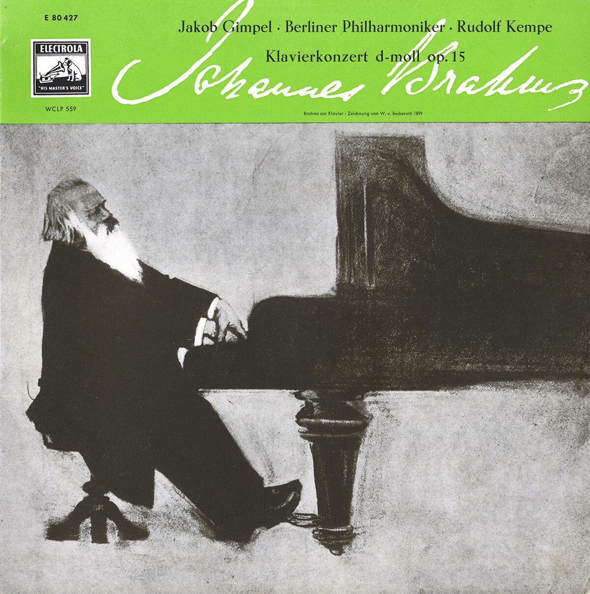 独LP Johannes Brahms - Rudolf Kempe Sinfonie Nr. 4 E-moll