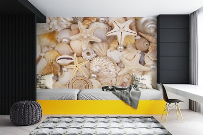 3D White Pearl G4381 Wallpaper Wall Murals Removable Self-adhesive Erin
