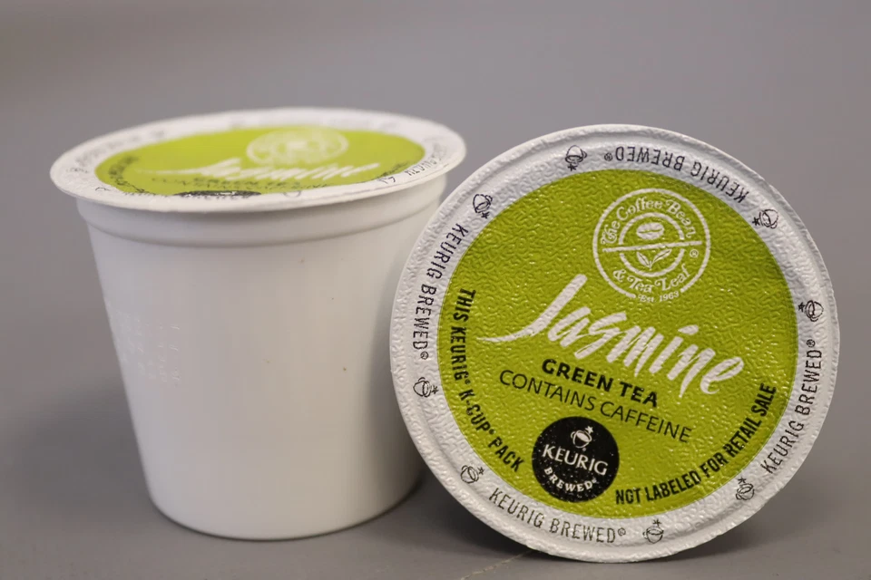 El grano de café y hoja de té verde jazmín - té verde - jazmín - taza K - 60 / caja Foto 3 de 3