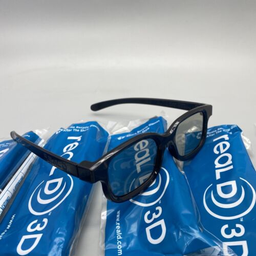 *NEU VERSIEGELT* 6er Pack - ECHTE D PASSIVE 3D Brille - Schwarz - Bild 3 von 5