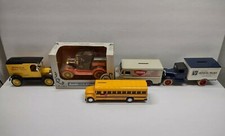 ERTL Diecast Truck/Banks. Lot of 5 With boxes